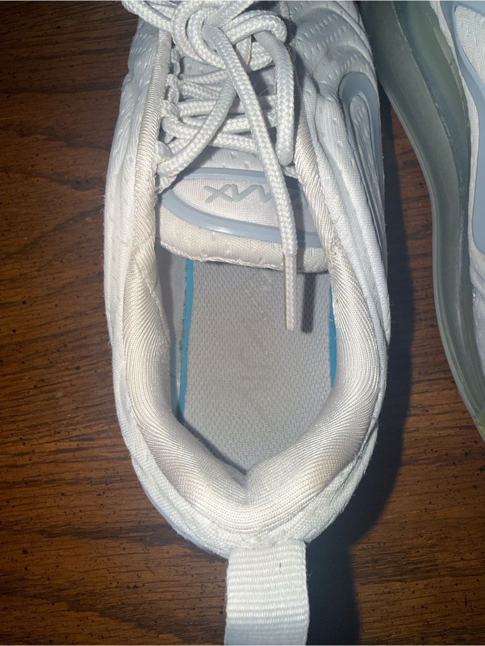 Nike Women’s Air Max 720 White Sneakers - Picture 10 of 11